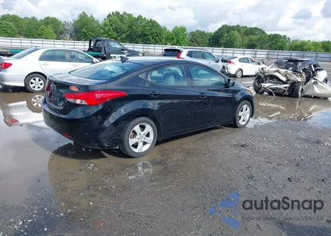 2013 Hyundai Elantra Gls z USA, uszkodzony, nr VIN 5NPDH4AE1DH414862